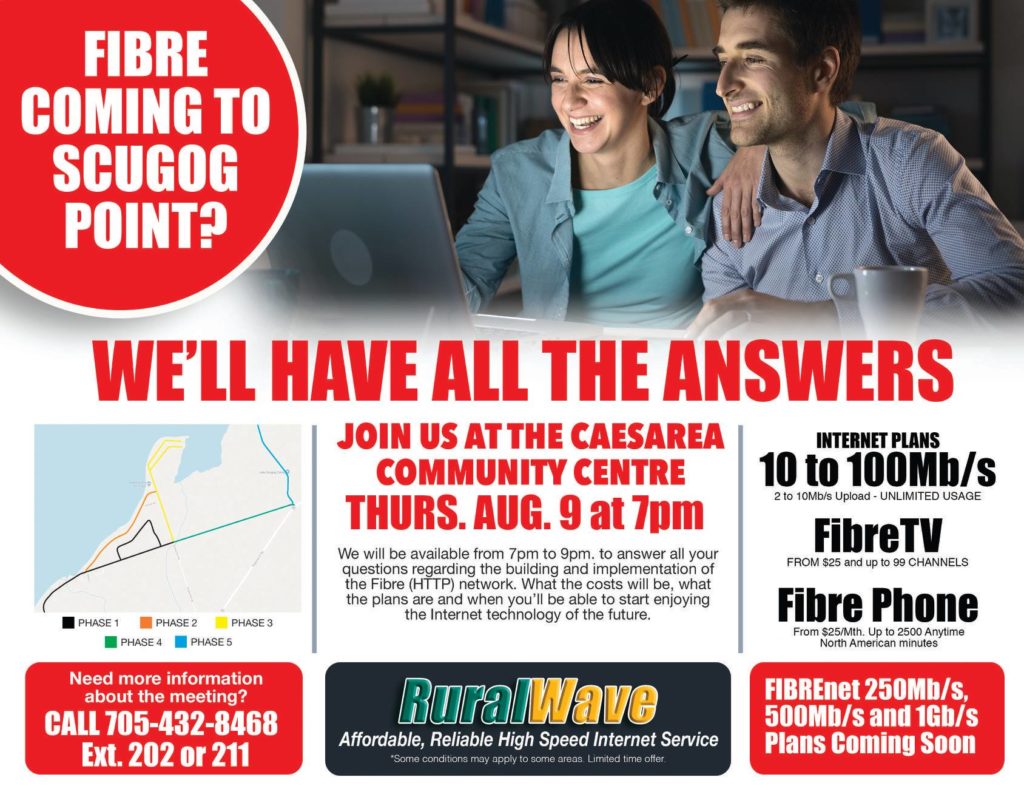 Fibre Internet Coming To Scugog Point